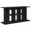 akvariestativ sort egetræ 120x40x60 cm konstrueret træ