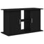 akvariestativ sort egetræ 101x41x58 cm konstrueret træ