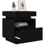 Natskab 2 pcs Sort eg 40 x 39 x 48,5 cm Konstrueret træ