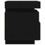 Natskab 2 pcs Sort eg 40 x 39 x 48,5 cm Konstrueret træ