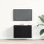 TV-skab sort egetræ 60x30x41 cm konstrueret træ
