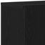 TV-skab sort egetræ 60x30x41 cm konstrueret træ