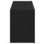TV-skabe 2 stk. sort eg 160x30x41 cm konstrueret træ