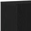 TV-skabe 2 stk. sort eg 160x30x41 cm konstrueret træ