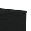 sofabord med LED-lys 90x50x40 cm sort egetræsfarve