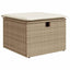 sofasæt til haven 8 dele med hynder polyrattan beige