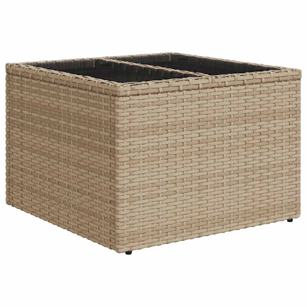 sofasæt til haven 11 dele med hynder polyrattan beige