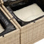 sofasæt til haven 8 dele med hynder polyrattan beige