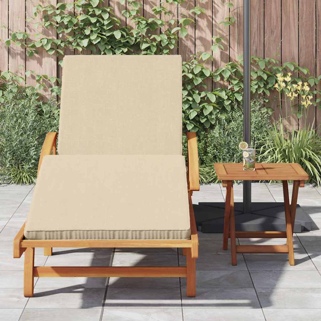 Solstol Beige 200 x 67 x 84 cm Massivt Akacietræ