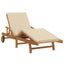 Solstol Beige 200 x 67 x 84 cm Massivt Akacietræ