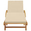 Solstol Beige 200 x 67 x 84 cm Massivt Akacietræ