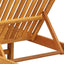 Solstol Brun og Creme 199 x 63 x 85 cm Massivt Akacietræ