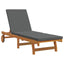 Solstol Brun 199 x 63 x 85 cm Massivt Akacietræ