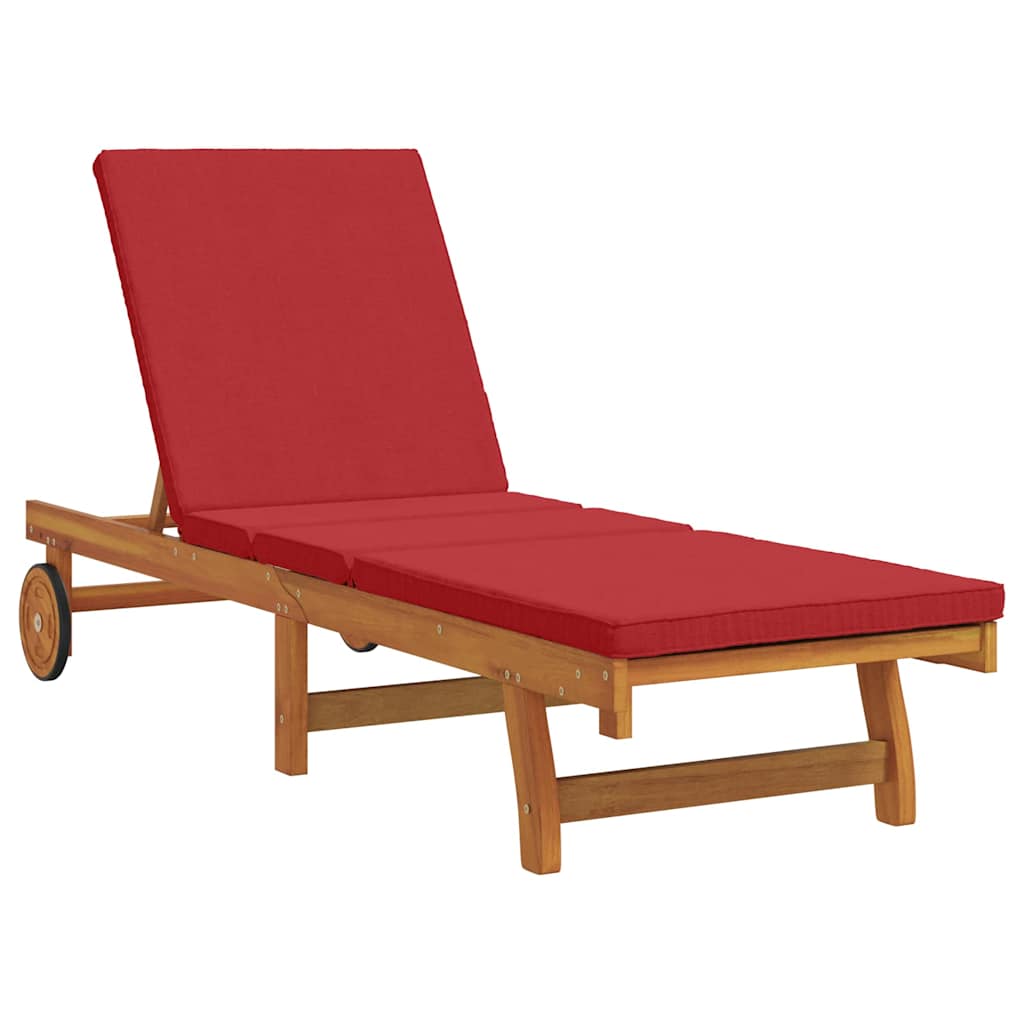 Solstol Brun 199 x 63 x 85 cm Massivt Akacietræ