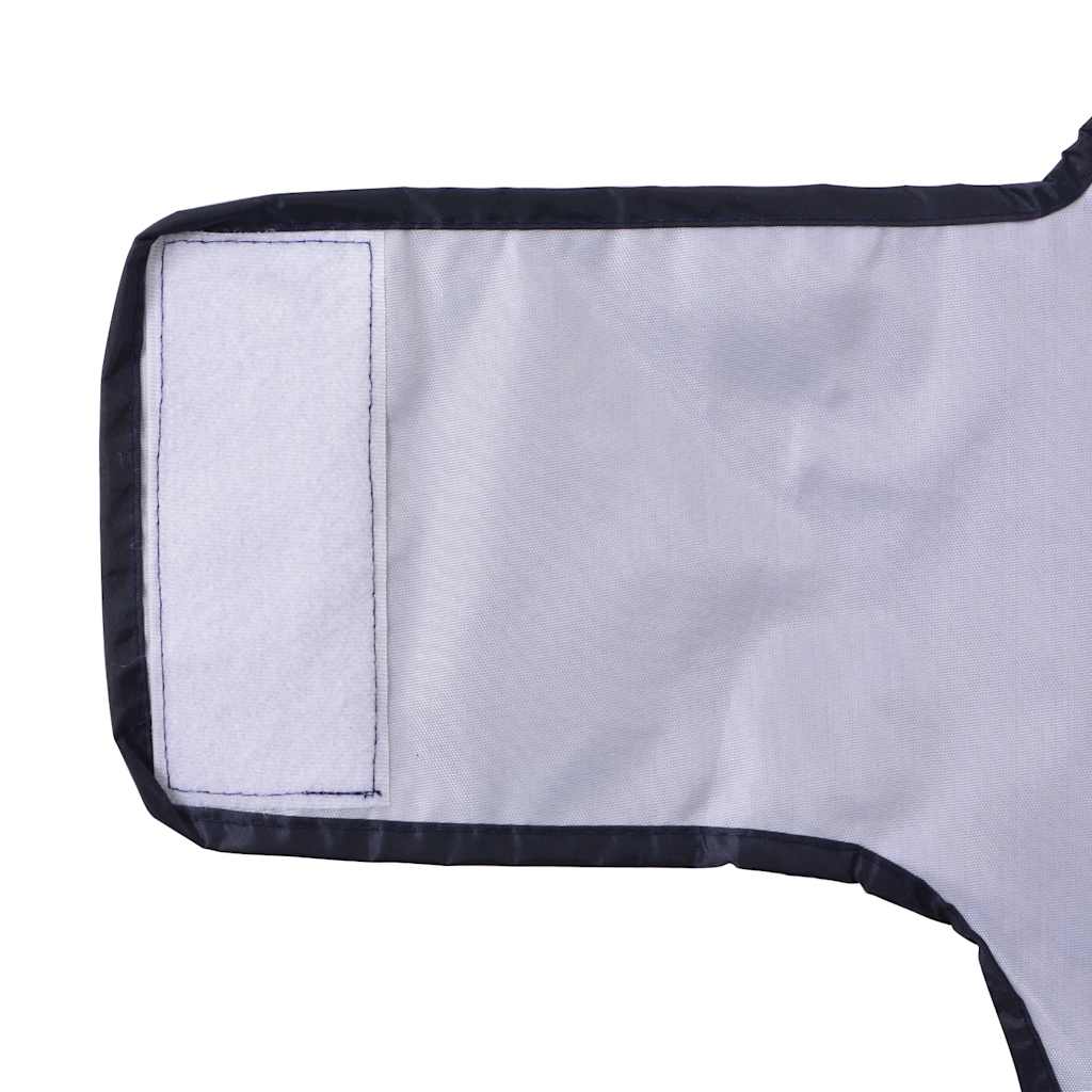 Hunderegnfrakke med refleksstriber polyester XS marineblå