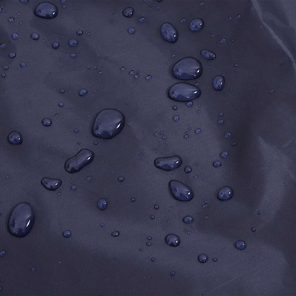 Hunderegnfrakke med refleksstriber polyester S marineblå