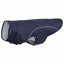 Hunderegnfrakke med refleksstriber polyester XL marineblå