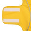 Hunderegnfrakke med refleksstriber polyester XXS gul