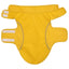 Hunderegnfrakke med refleksstriber polyester XS gul
