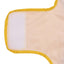 Hunderegnfrakke med refleksstriber polyester S gul