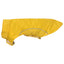Hunderegnfrakke med refleksstriber polyester M gul