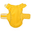 Hunderegnfrakke med refleksstriber polyester L gul