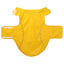 Hunderegnfrakke med refleksstriber polyester 3XL gul