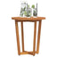 havesidebord rundt Ø55x60 cm massivt træ akacie