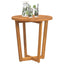 havesidebord rundt Ø70x75 cm massivt træ akacie
