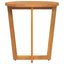 havesidebord rundt Ø70x75 cm massivt træ akacie