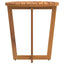 havesidebord rundt Ø70x75 cm massivt træ akacie