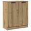 Skænke 3 stk Håndværks eg 60x30x70 cm Konstrueret træ