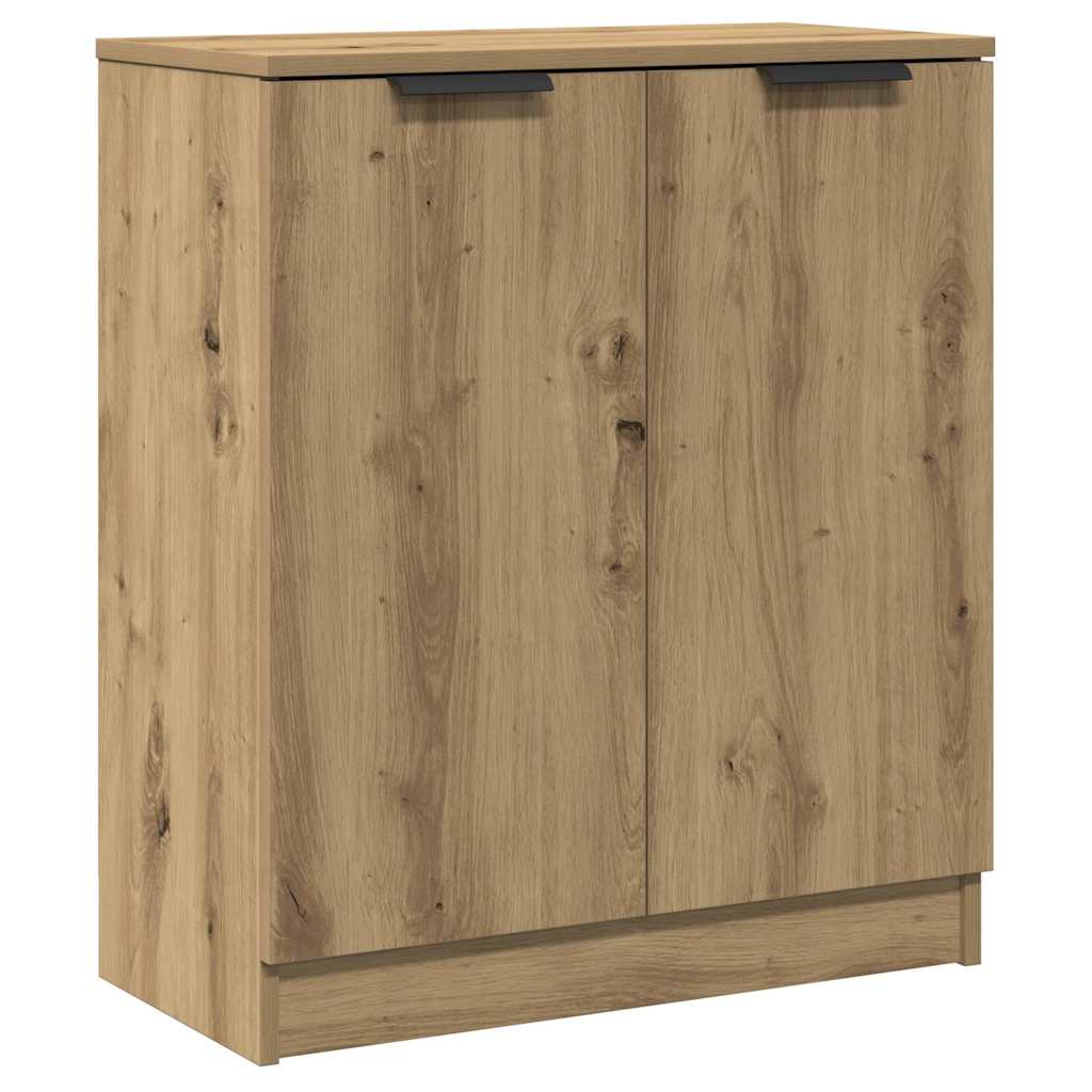 Skænke 3 stk Håndværks eg 60x30x70 cm Konstrueret træ