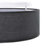 Loftlampe med spotlights Sort 30 x 30 x 13,5 cm Stof