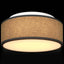 Loftlampe med spotlights Sort 30 x 30 x 13,5 cm Stof
