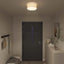 Loftlampe med spotlights Hvid 30 x 30 x 13,5 cm Stof
