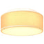 Loftlampe med spotlights Hvid 30 x 30 x 13,5 cm Stof