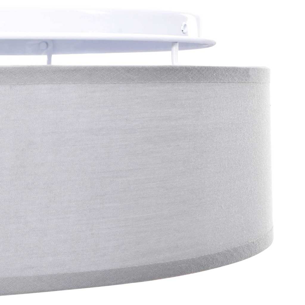Loftlampe med spotlights Grå 30 x 30 x 13,5 cm Stof
