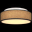 Loftlampe med spotlights Sort 38 x 38 x 13,5 cm Stof