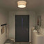 Loftlampe med spotlights Gråbrun 38 x 38 x 13,5 cm Stof