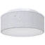 Loftlampe med spotlights Grå 30 x 30 x 13,5 cm Stof