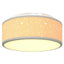 Loftlampe med spotlights Grå 30 x 30 x 13,5 cm Stof