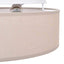 Loftlampe med spotlights Gråbrun 30 x 30 x 13,5 cm Stof