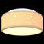 Loftlampe med spotlights Gråbrun 30 x 30 x 13,5 cm Stof