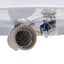 Loftlampe med spotlights Sort 38 x 38 x 13,5 cm Stof