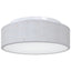Loftlampe med spotlights Grå 38 x 38 x 13,5 cm Stof