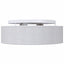 Loftlampe med spotlights Grå 38 x 38 x 13,5 cm Stof