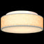 Loftlampe med spotlights Grå 38 x 38 x 13,5 cm Stof