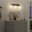 Loftsspot med spotlights Sort 54 x 13 x 26 cm Glas og Metal