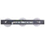Loftsspot med spotlights Sort 54 x 13 x 26 cm Glas og Metal